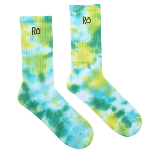 Batik Socken - Lemon Lime