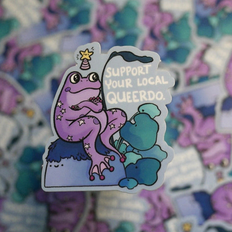 Sticker - Support Your Local Queerdo