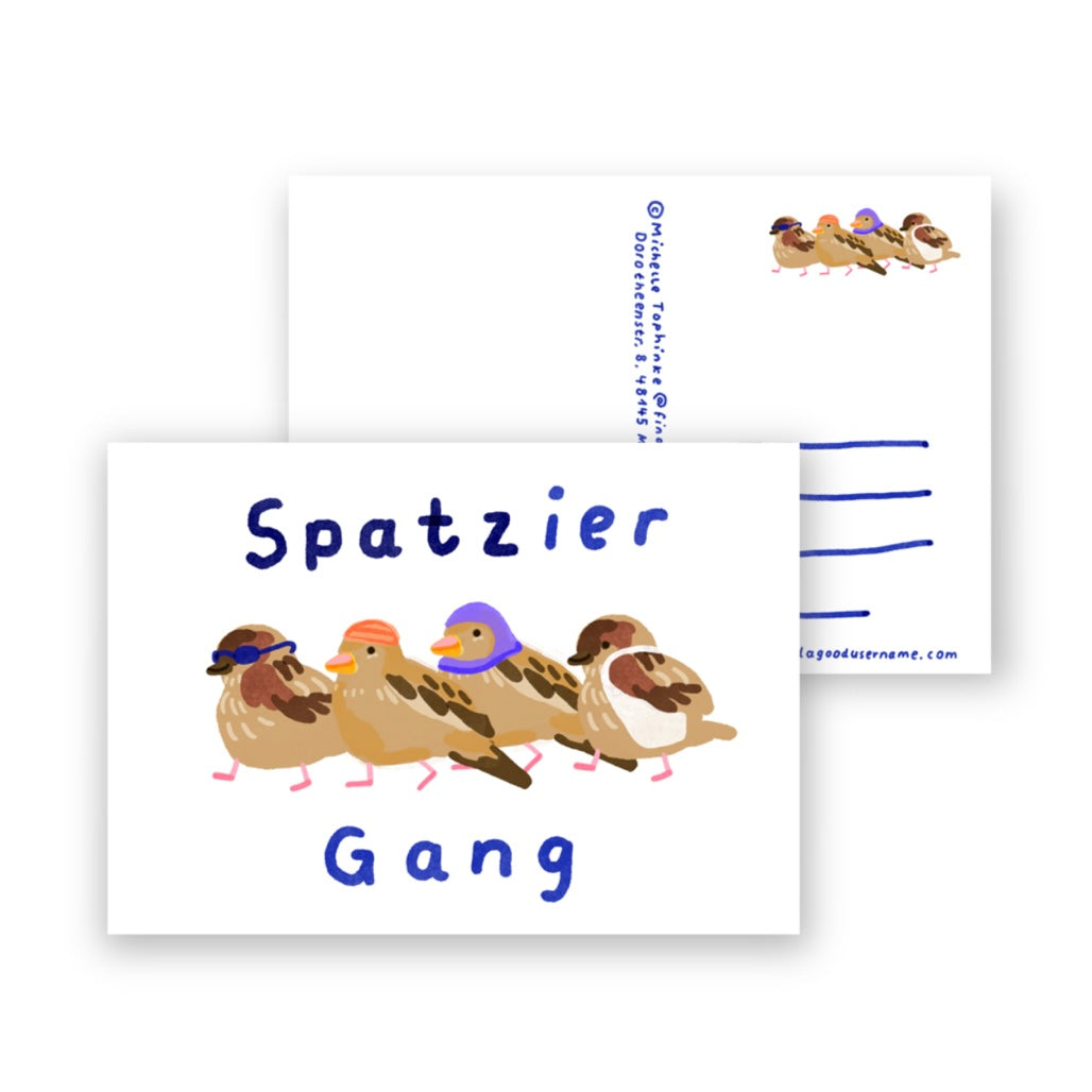 Postkarte - Spatzier Gang