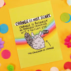 Postkarte - Chinchilla of Change