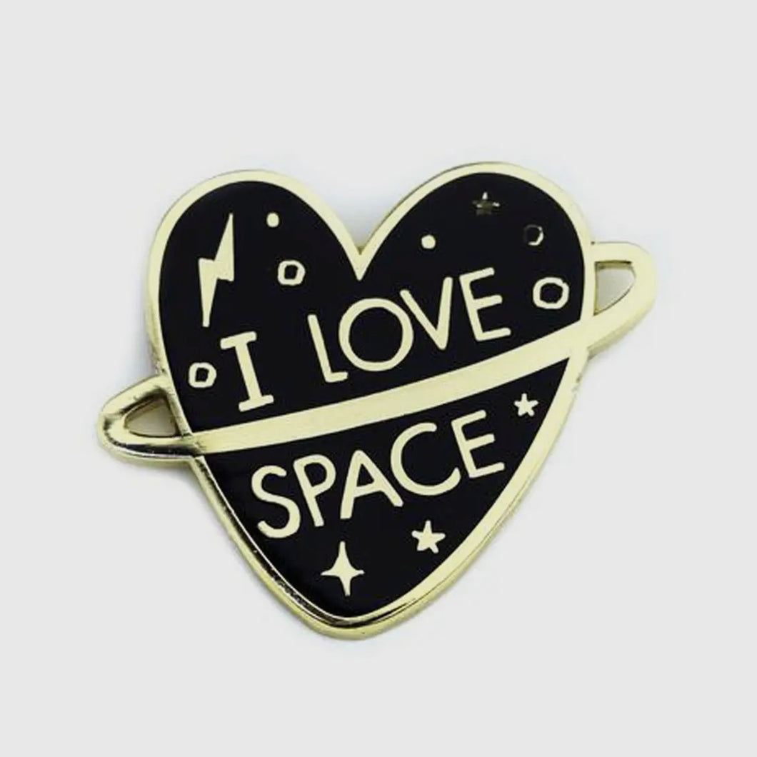 Pin - I Love Space Heart