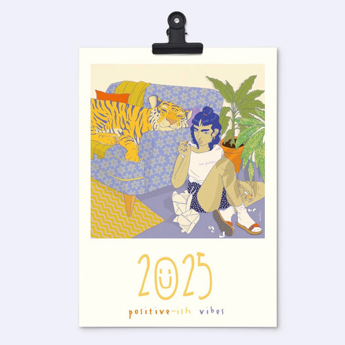 Kalender 2025 - Positive-Ish Vibes