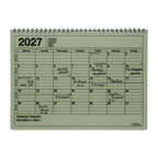 Tischkalender 2027 - 26x19cm