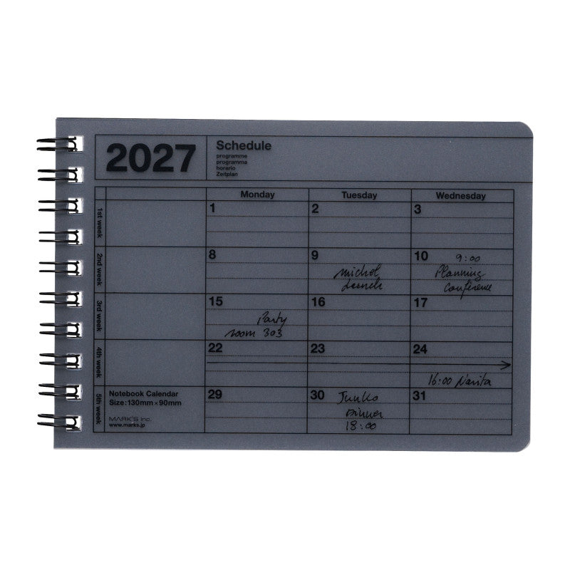 Tischkalender 2027 - 13x9