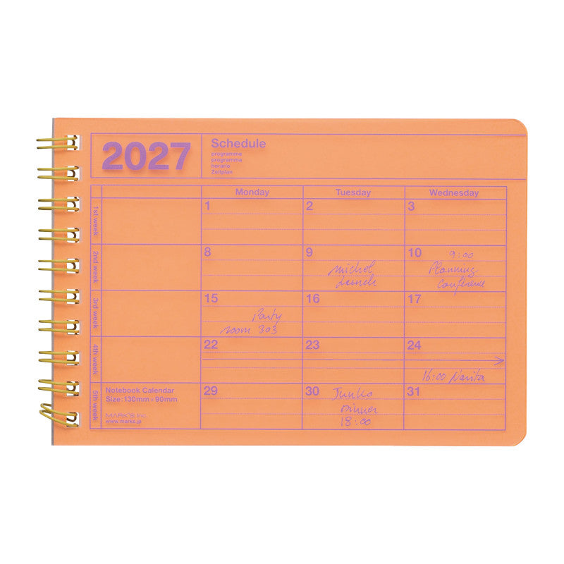 Tischkalender 2027 - 13x9