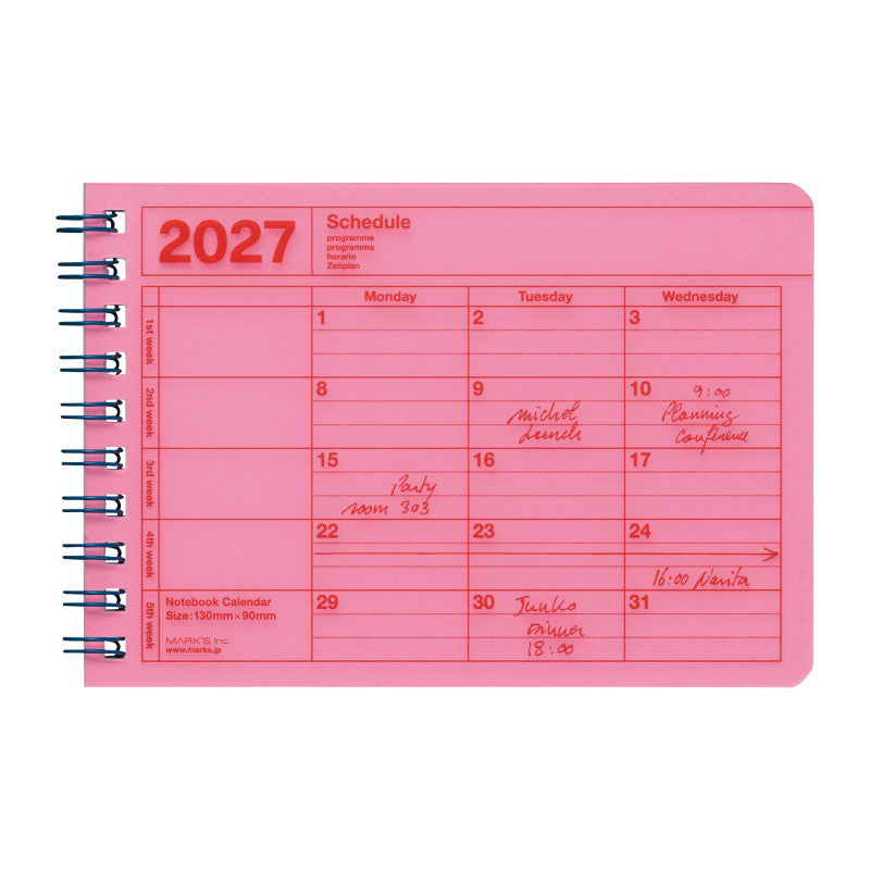 Tischkalender 2027 - 13x9