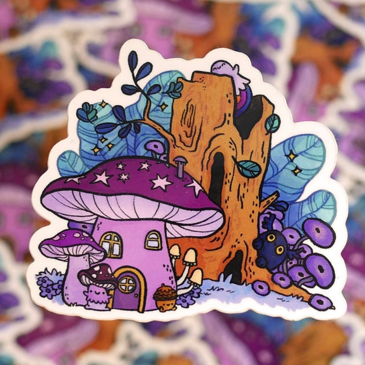 Sticker - Mushroom House