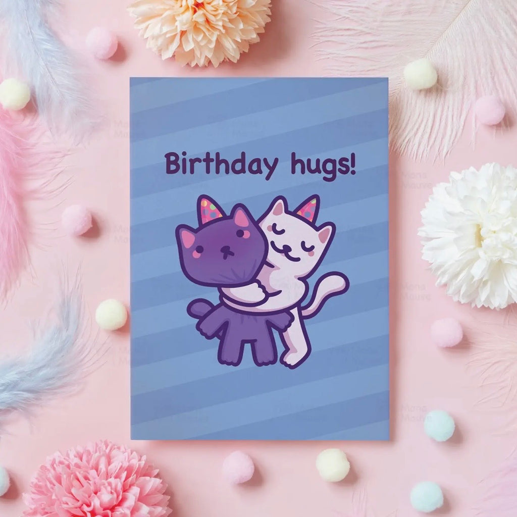 Grußkarte - Birthday Hugs