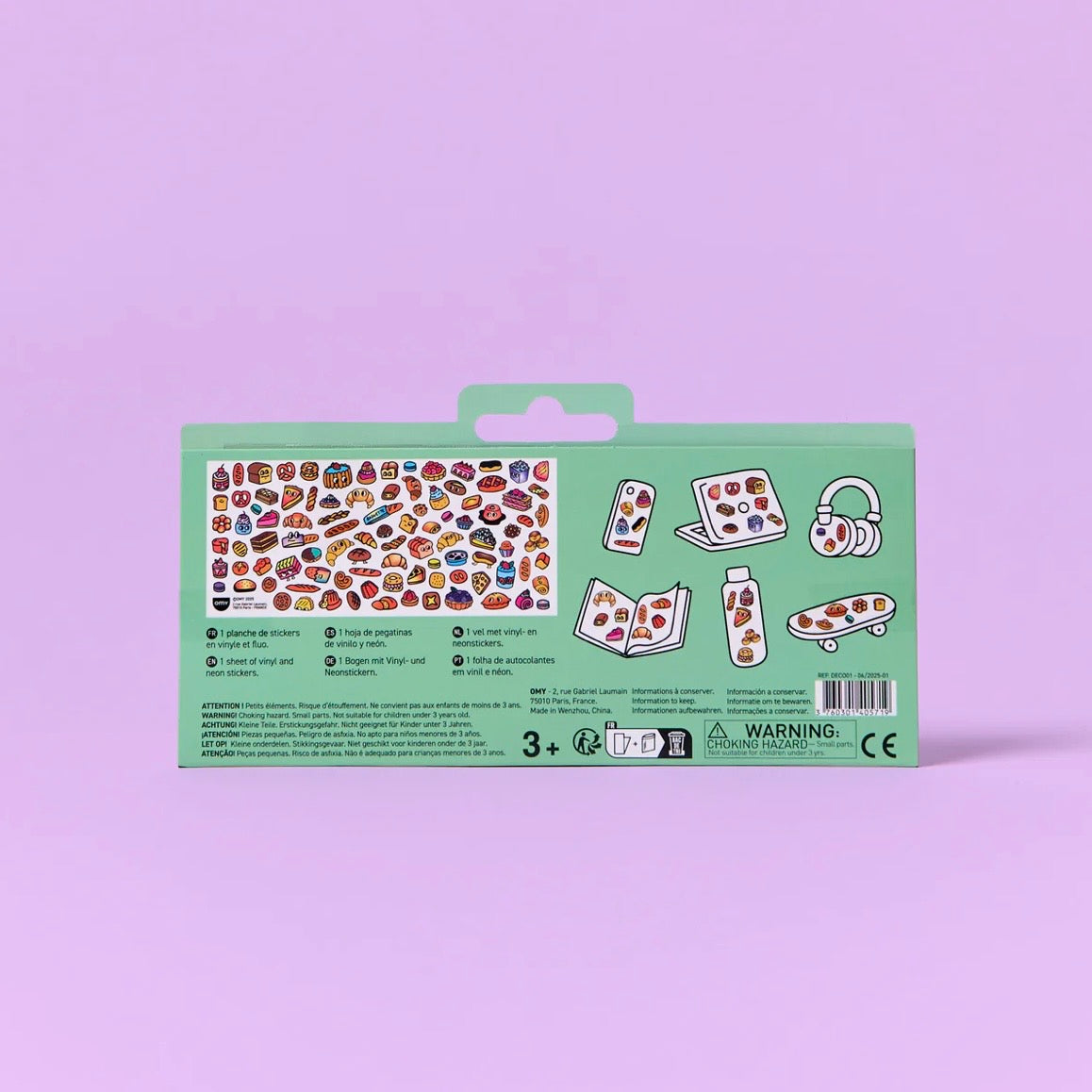 Stickerbogen - Mini French Bakery