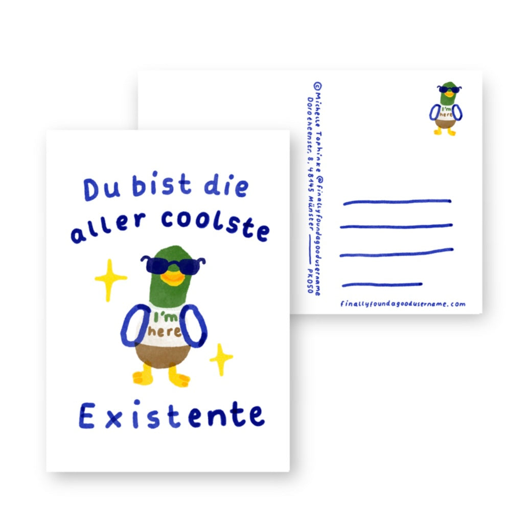 Postkarte - Aller Coolste ExistEnte