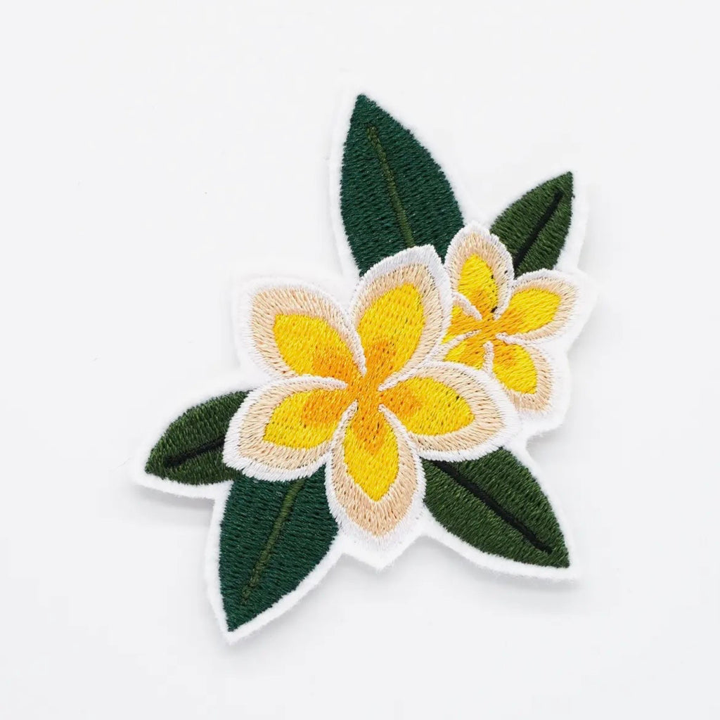 Patch - Gelbe Plumeria