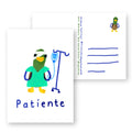 Postkarte - Patiente