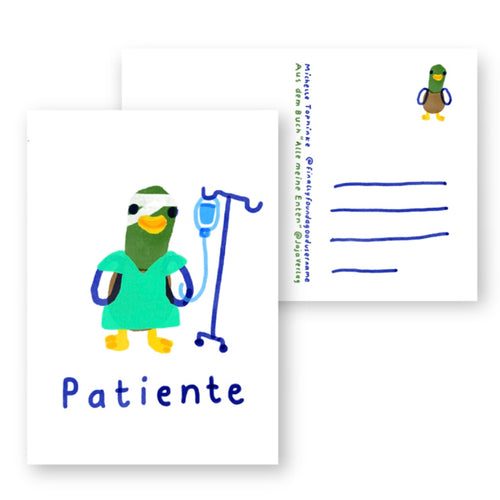 Postkarte - Patiente