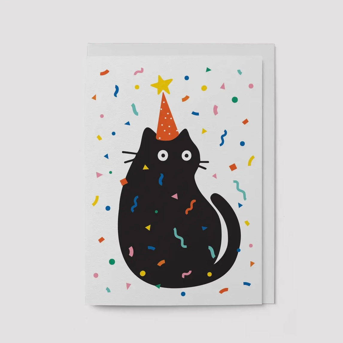 Grußkarte - Party Katze