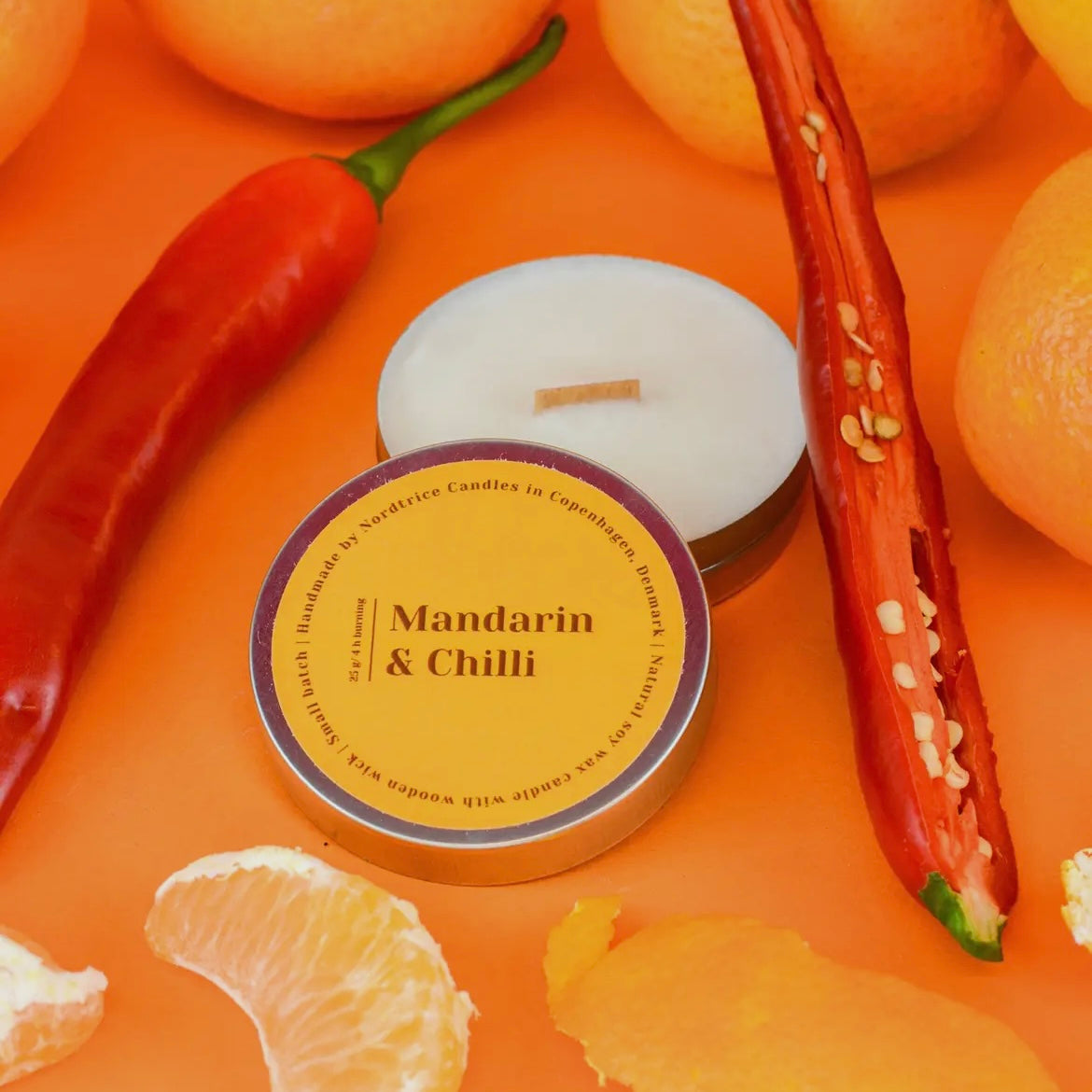 Duftkerze Mini - Mandarin & Chilli