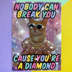 Postkarte - You're A Diamond