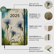 Matabooks 2025 Planer A5 'Blossom Blue'