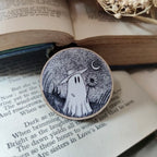 Anstecker aus Holz - Vincent Van Ghost