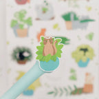 Stickerbogen - Cats & Plants