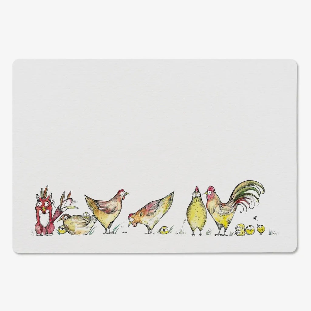 Brettchen - Fuchs im Hühnerpelz