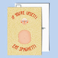 Postkarte - Eat Spaghetti