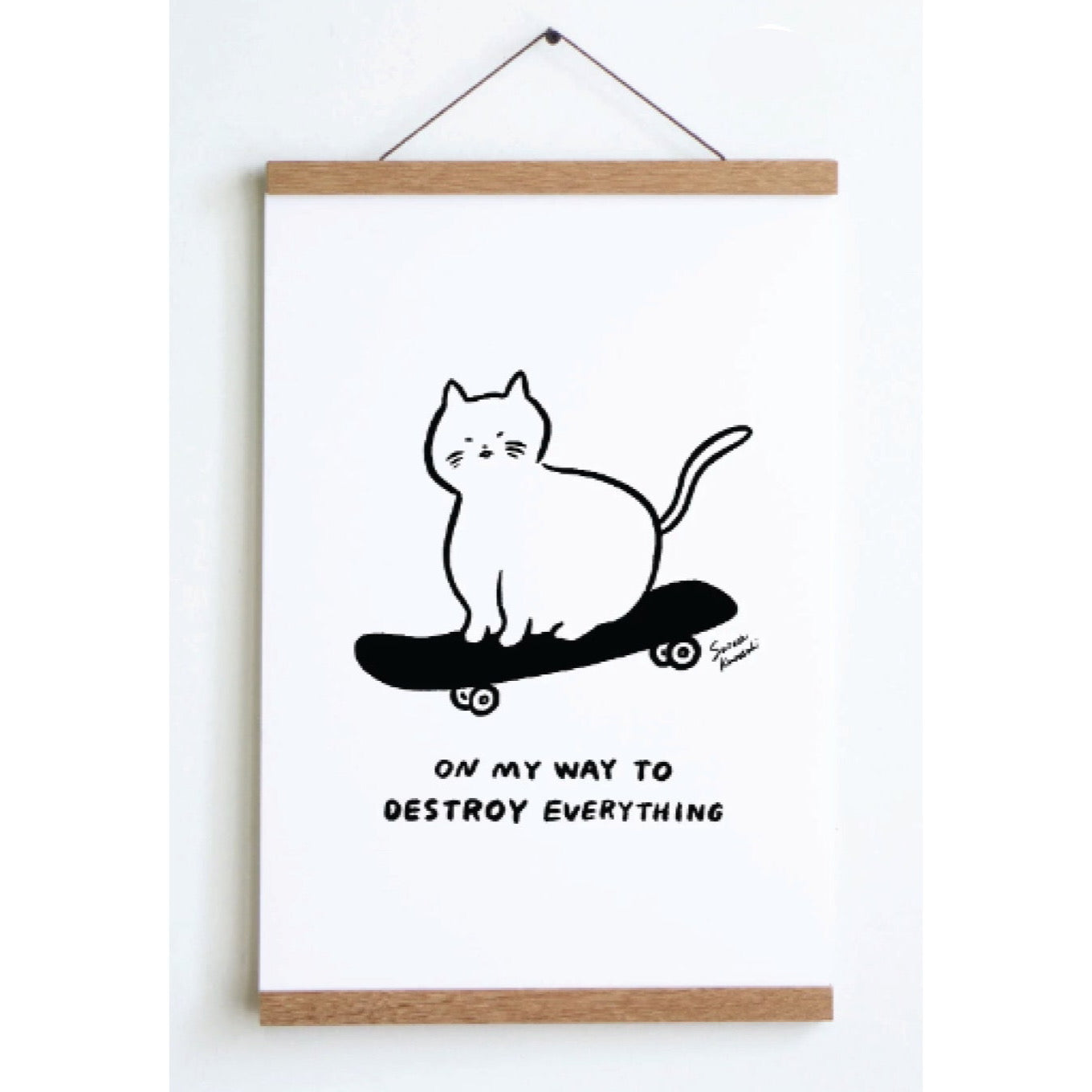 Print - Sk8 Cat Print