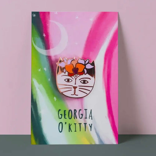 Georgia O'Kitty Katzen Pin