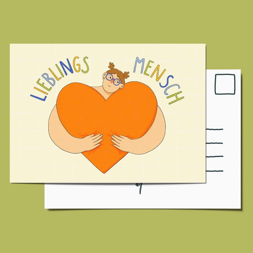 Postkarte - Lieblingsmensch