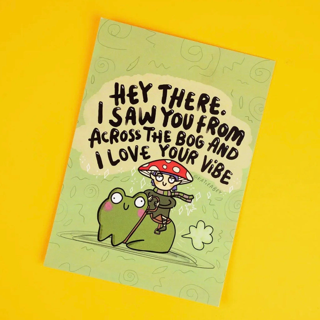 Postkarte - Flirty Mushroom Elf