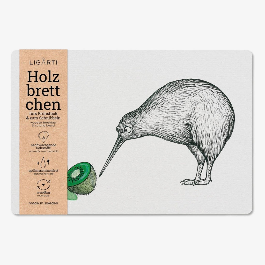 Brettchen - Zwei Kiwis