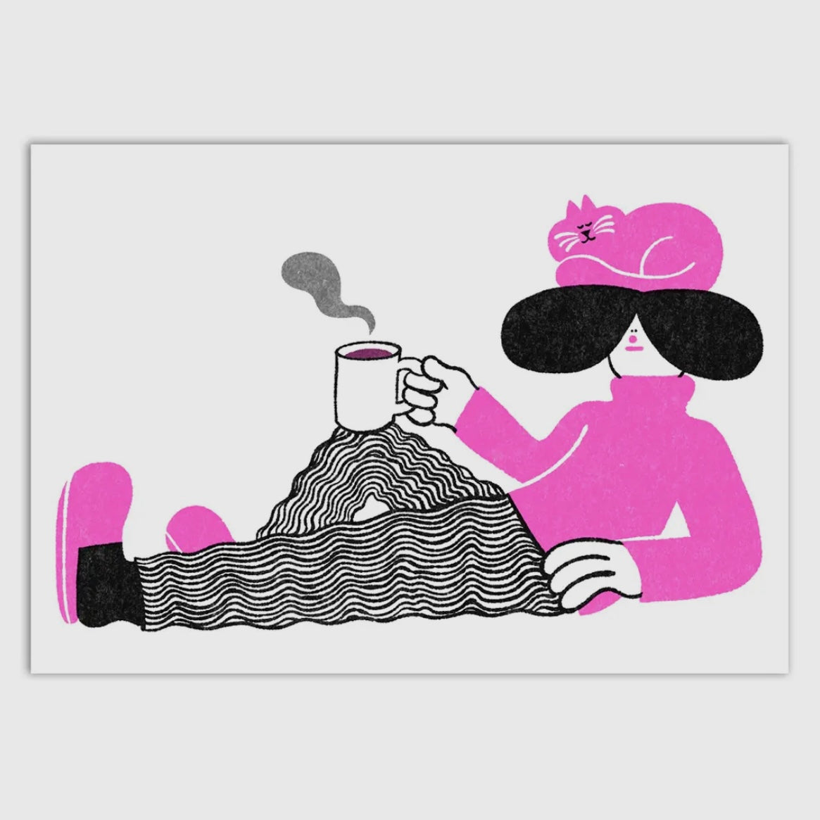 Grußkarte - Tea Time