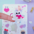 Stickerbogen - Love Cats