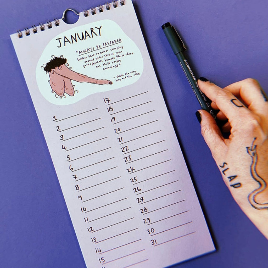 Undatierter Kalender - Willies