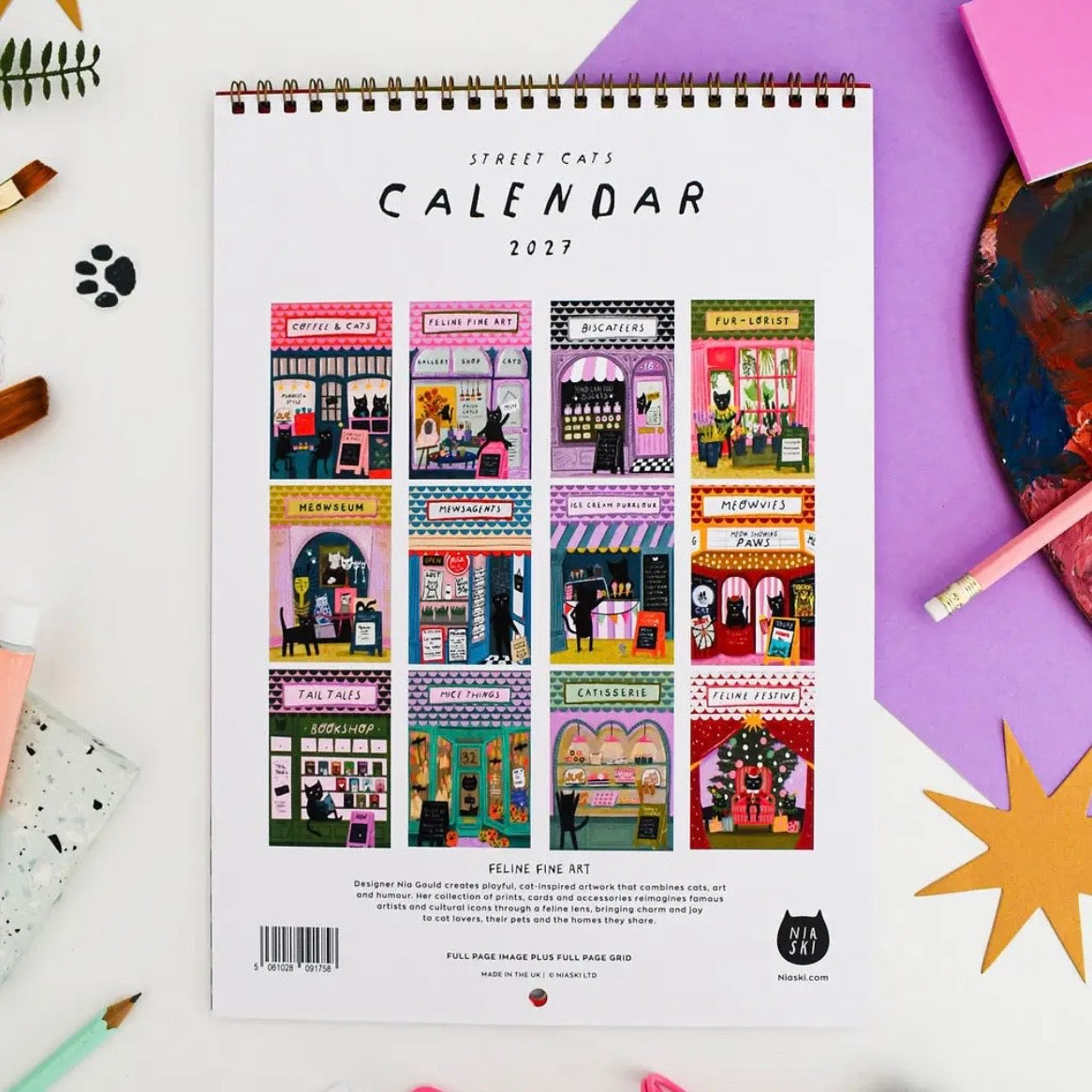 Wandkalender 2027 - Street Cats