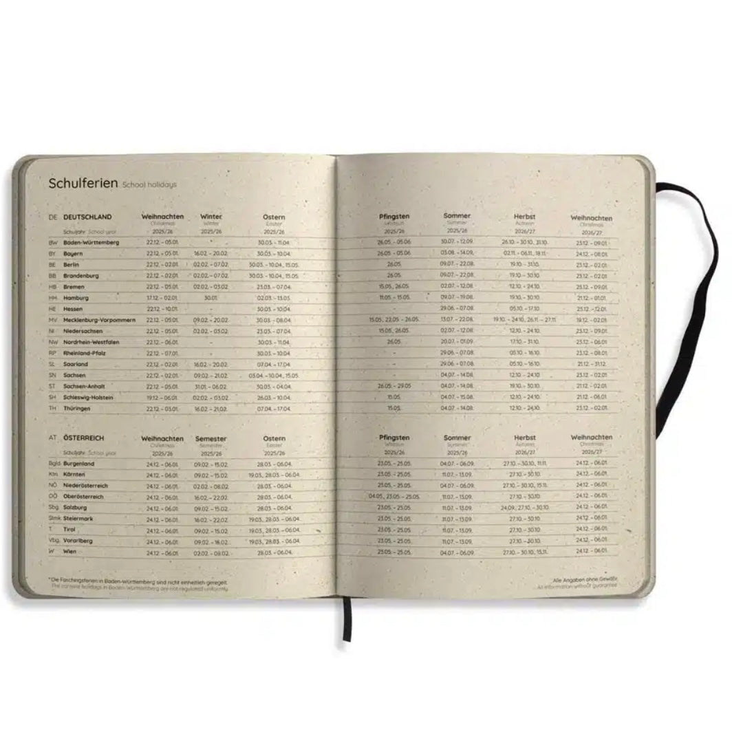 Matabooks 2026 Planer A5 - Ocean Blue