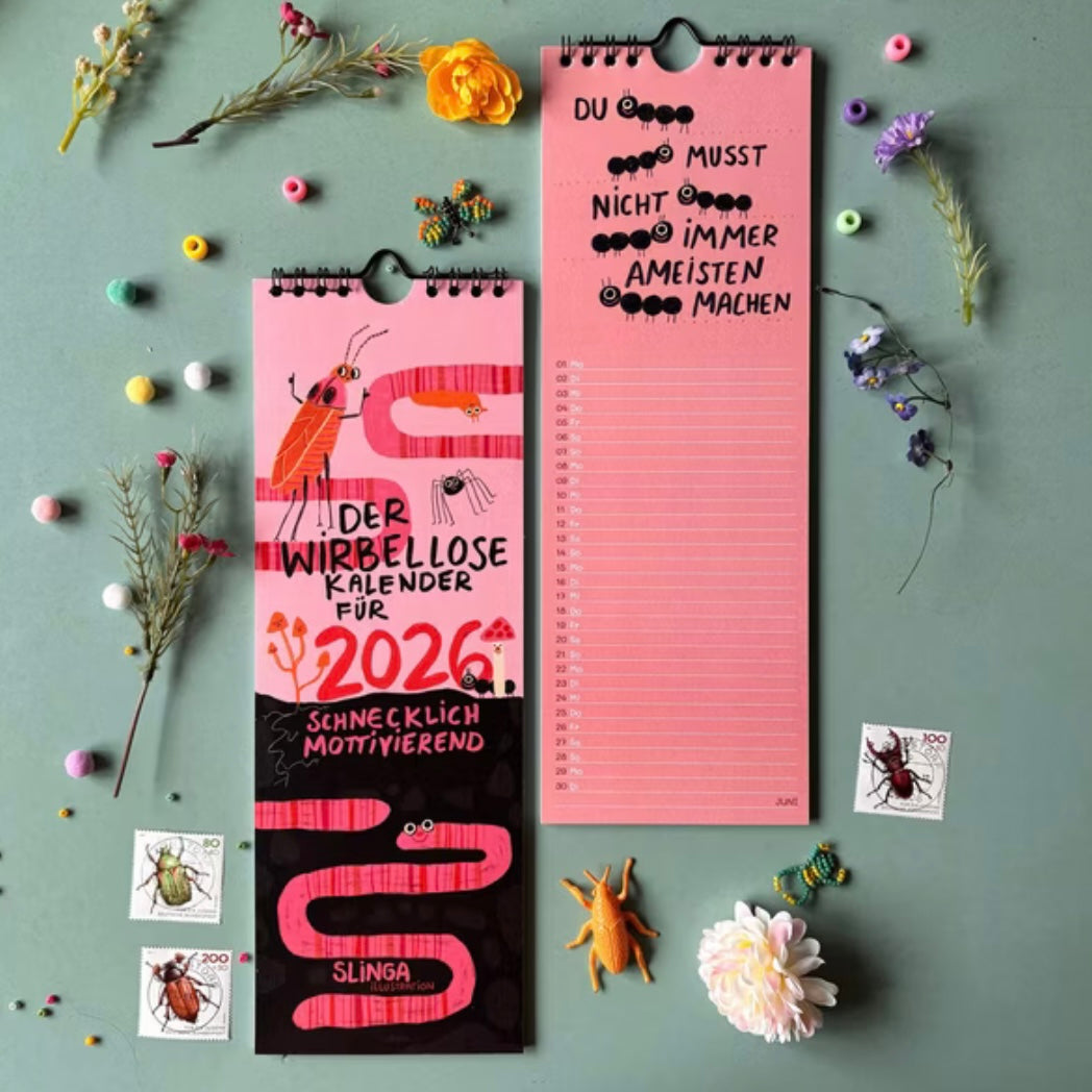 Der Wirbellose Kalender 2026