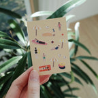 Stickerbogen - Swim