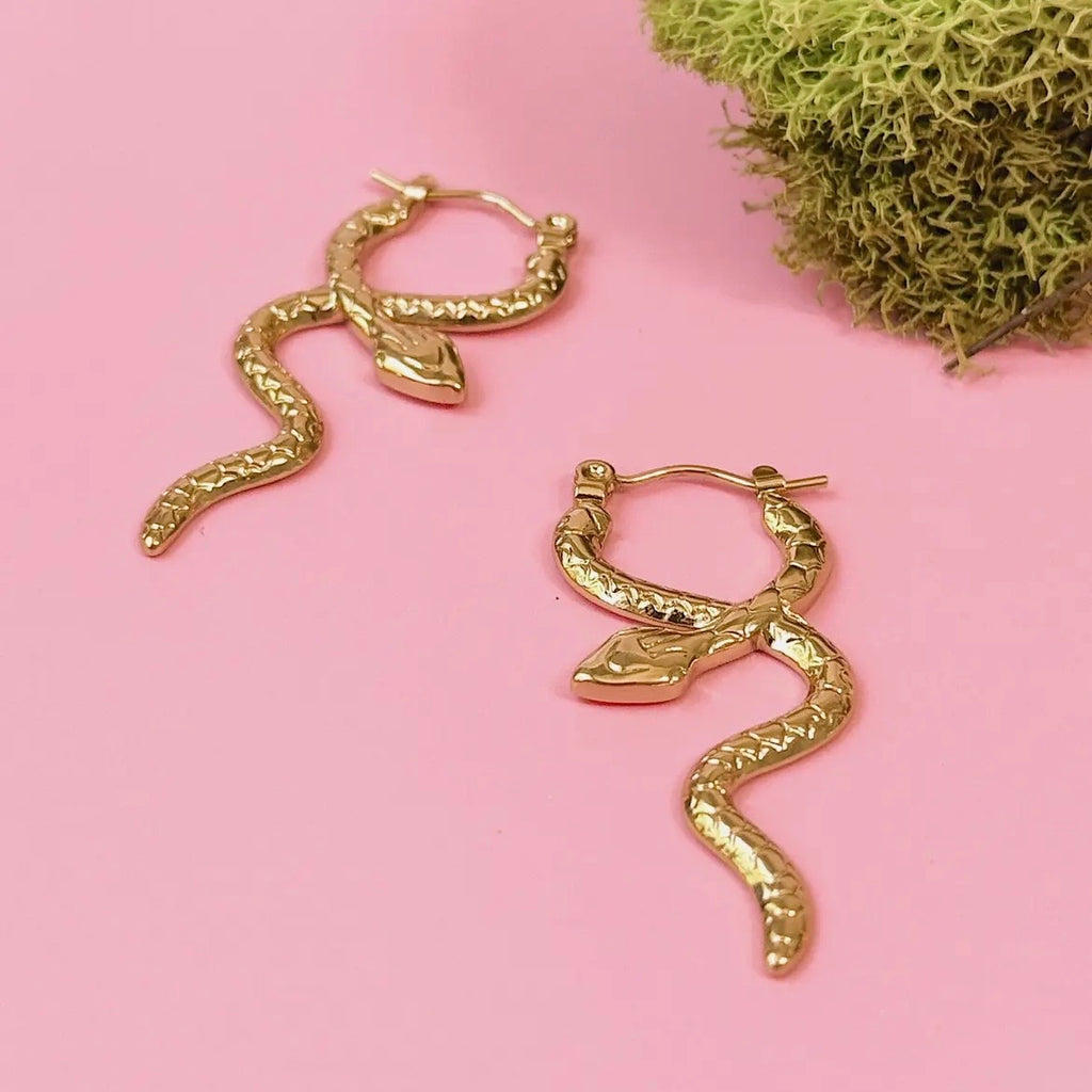Ohrringe - Twisted Snake Dangles