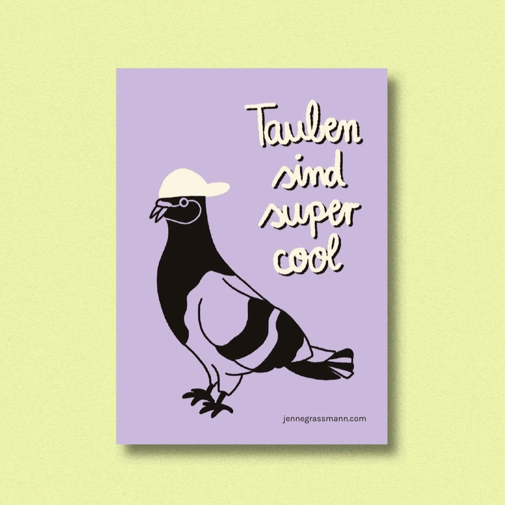 Sticker - Tauben sind super cool