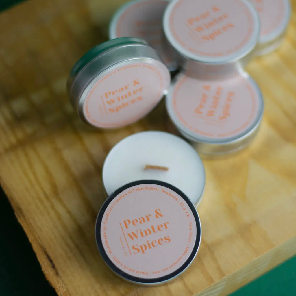 Duftkerze Mini - Pear & Winter Spices