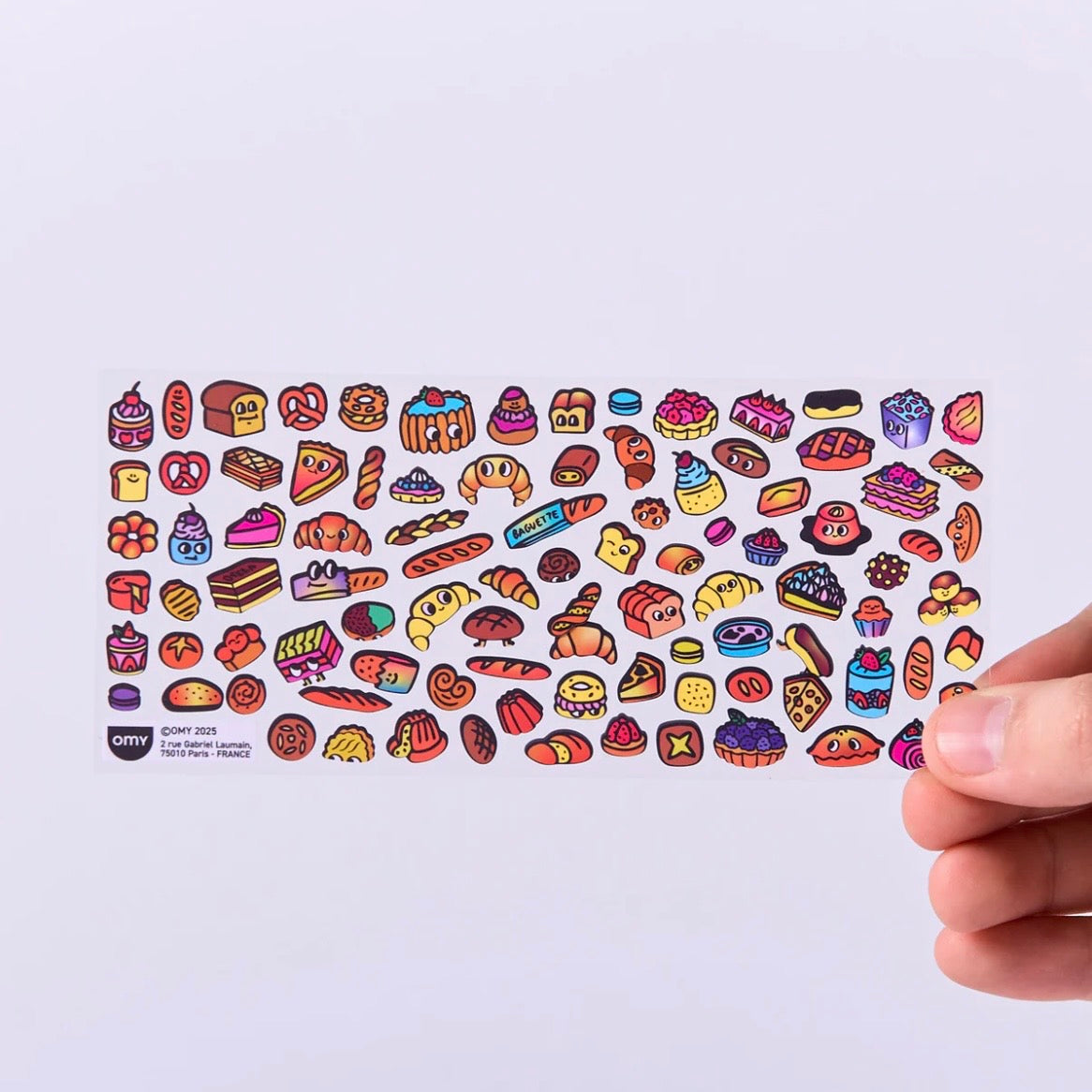 Stickerbogen - Mini French Bakery