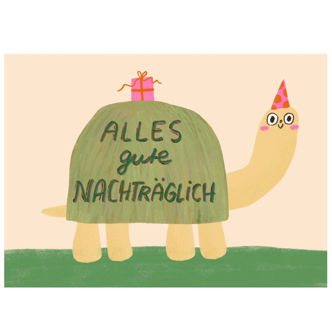 Postkarte - Alles Gutes Nachträglich