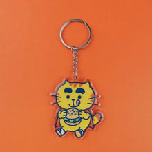 Schlüsselanhänger - Burger Cat