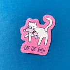 Aufkleber - Eat the Rich (Cat)