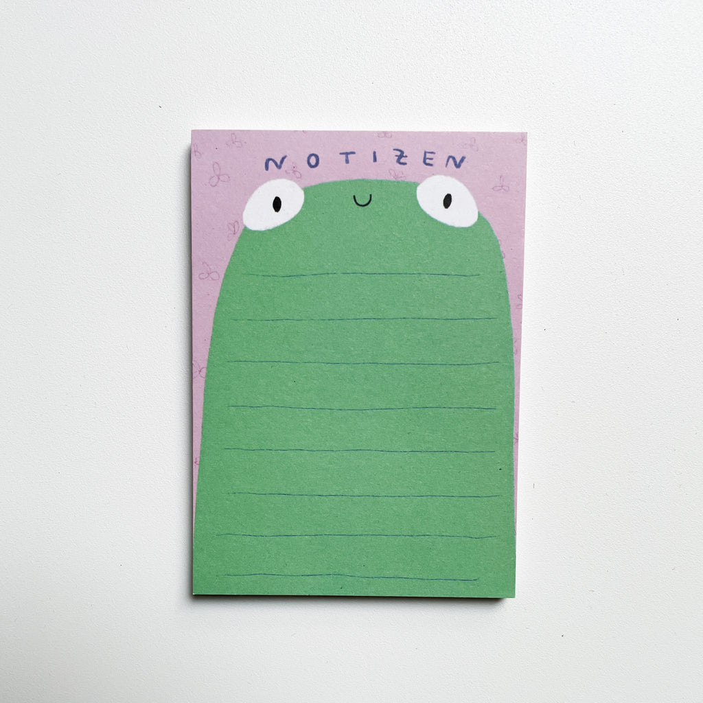 Notizblock A7 - Froggo
