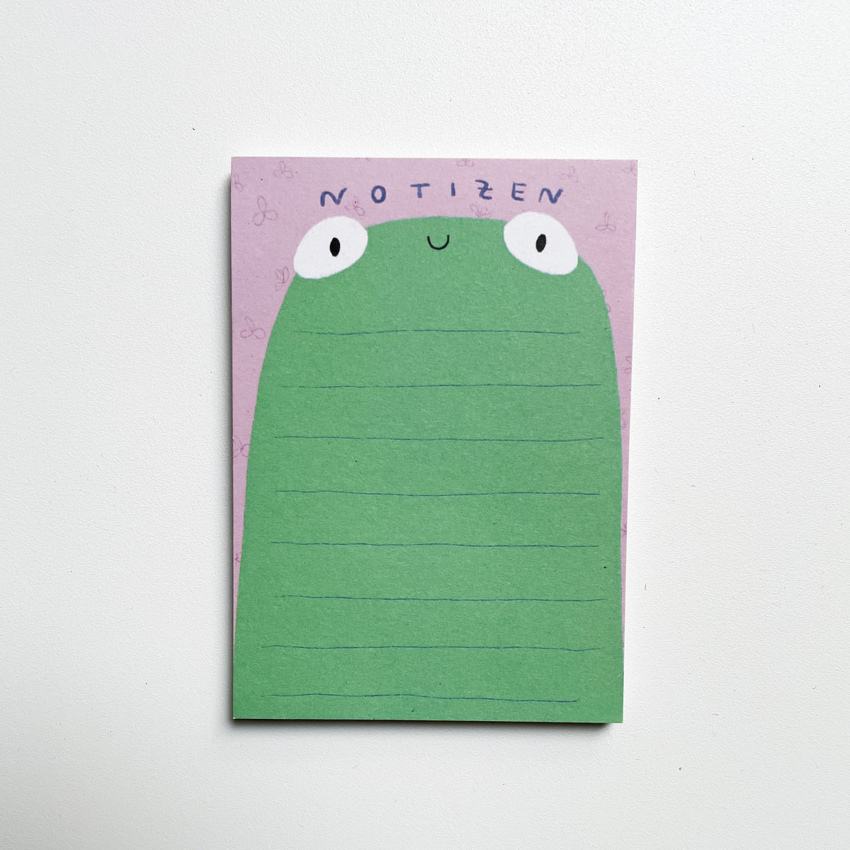 Notizblock A7 - Froggo