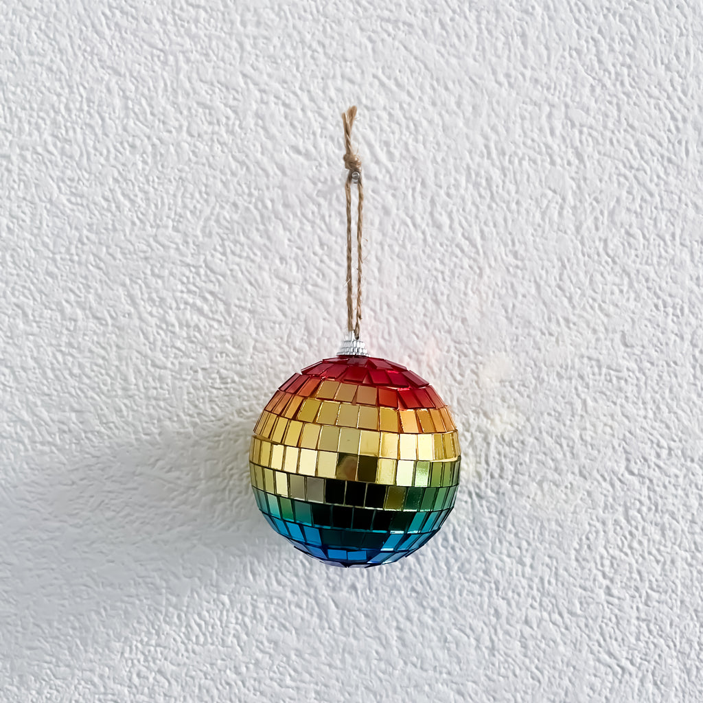 Aufhänger - Discokugel Regenbogen