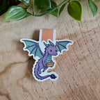 Magnetisches Lesezeichen - Drache