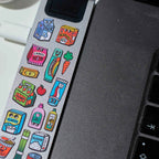 Stickerbogen - Supermarket