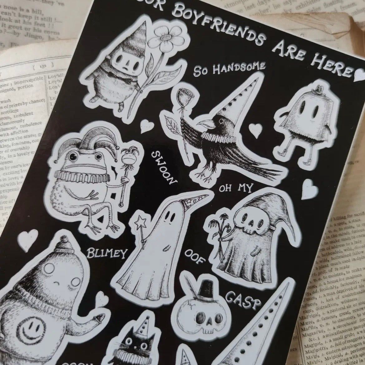 Stickerbogen - Your Boyfriends Are Here